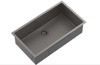 Évier en inox Ausmann Mosel gun metal - PVD gun metal 74x40 universel 1208970024.