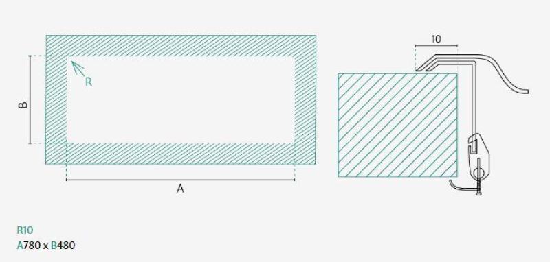 Évier double en inox Banka Centurio 20 à poser 80x50cm 1208970026
