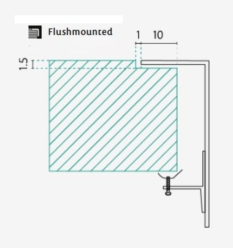 Évier en inox Banka IB4040 40 x 40 cm Montage en surface et à fleur 1208970040