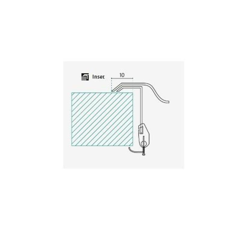 Évier en inox Banka Regent 80x45 cm avec égouttoir 1208970061