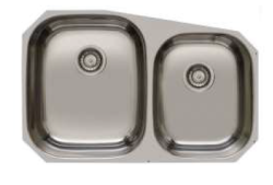 Évier double encastrable en inox Banka Princess 750x475 mm 1208970067