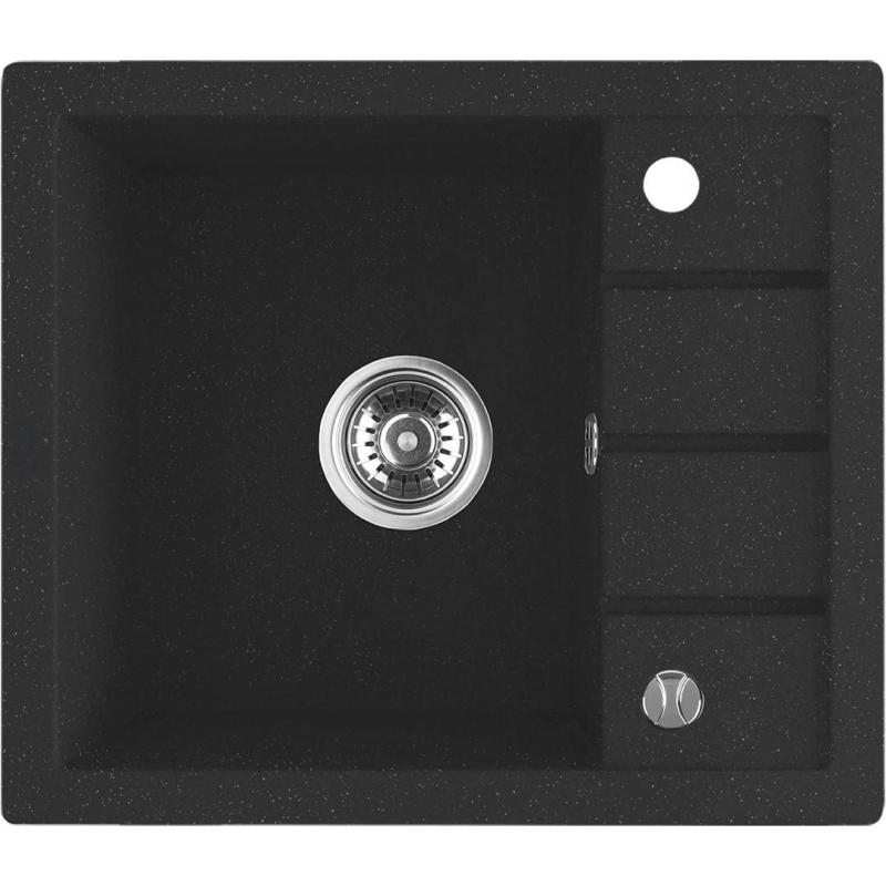 Aquadesign Somerset Évier en Granit à Poser Anthracite avec Petit Égouttoir 570 x 495 mm 1208970084