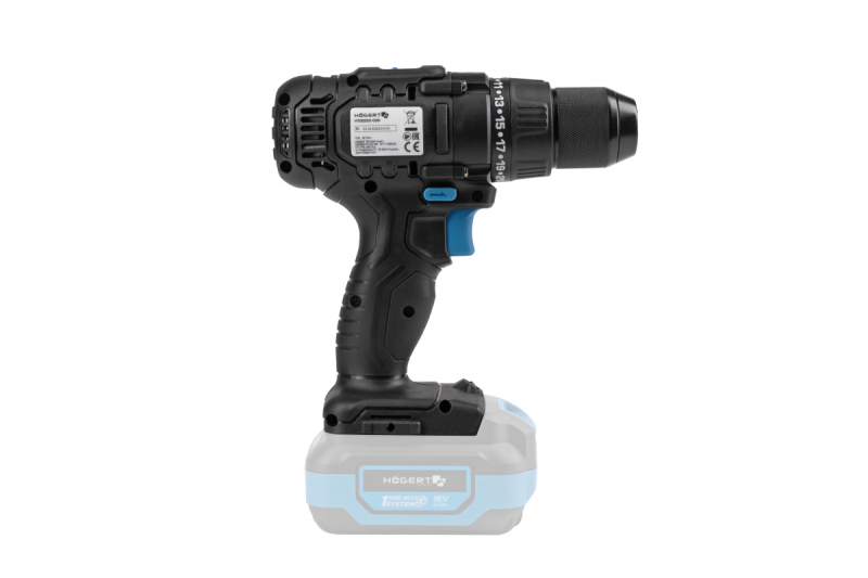 HÖGERT puissante visseuse sans fil 18V pour le bois et le métal.
