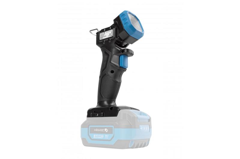 HÖGERT lampe de poche rechargeable 18V