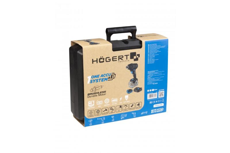 HÖGERT Fer à repasser sans balais 18V, ensemble avec batterie, chargeur et accessoires