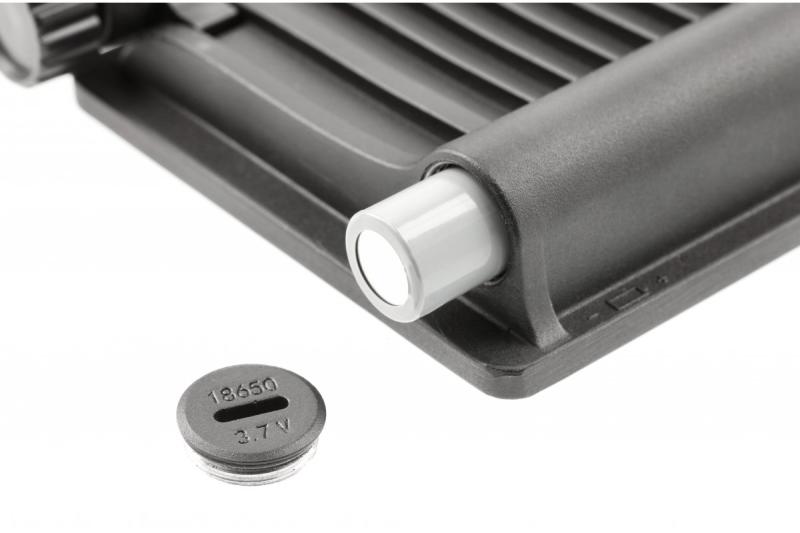 Lumière d'inondation solaire LUMOS II, LED, 2000lm, 6400K, 2600mAh remplaçable, IP65, noir