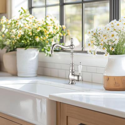 Ausmann Ceramic Mira Évier en Céramique Blanc - Encastré et Semi-encastré 795 x 460 mm 1208970515