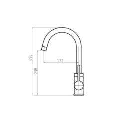 Ausmann Arvia robinet de cuisine en cuivre PVD Copper avec bec pivotant 1208970639