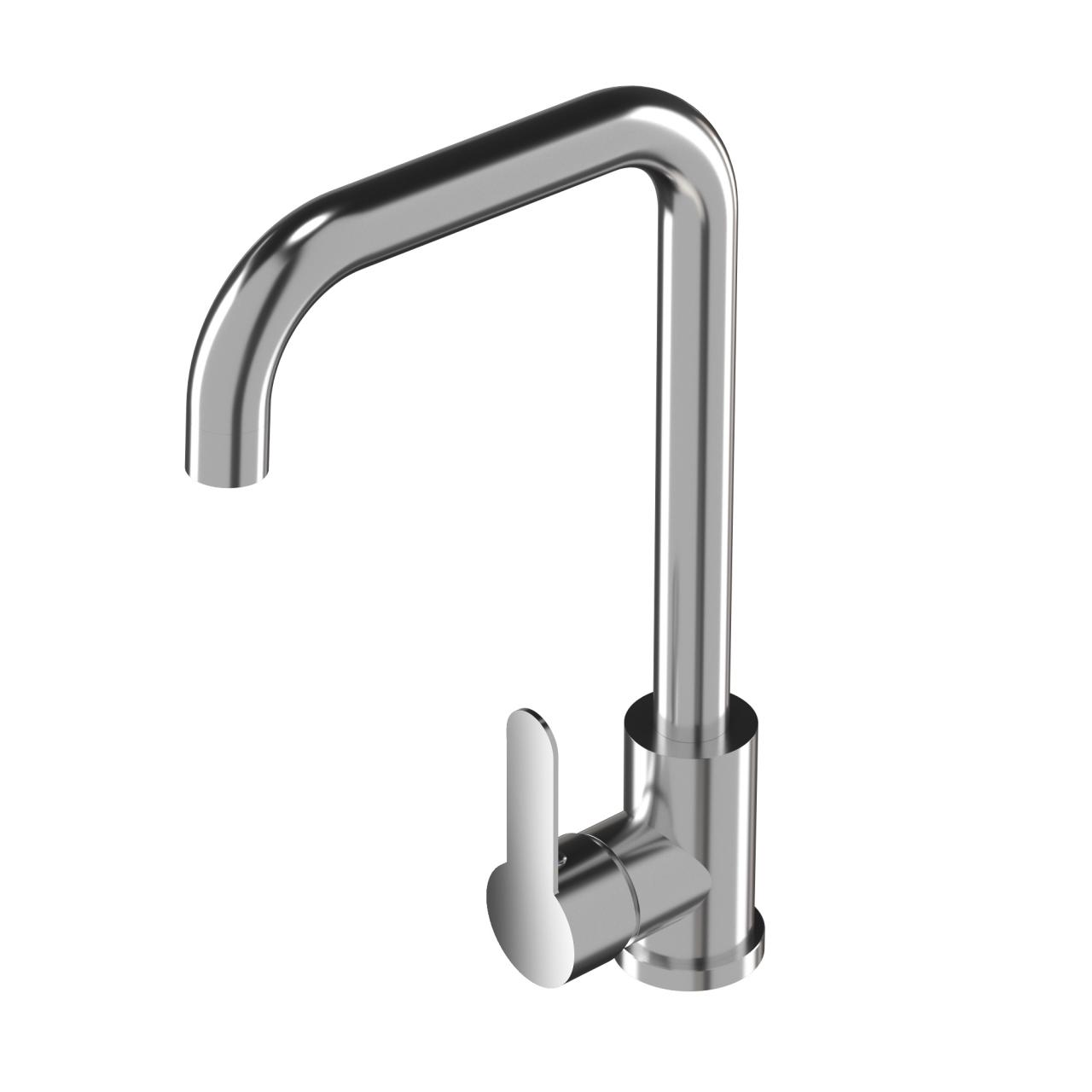 Robinet de cuisine Graniteland Stellar Chrome avec bec pivotant 1208970667