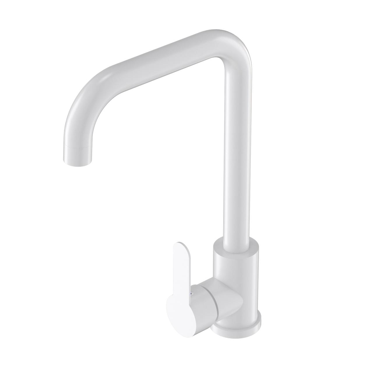 Robinet de cuisine Graniteland Stellar Blanc avec bec pivotant 1208970668