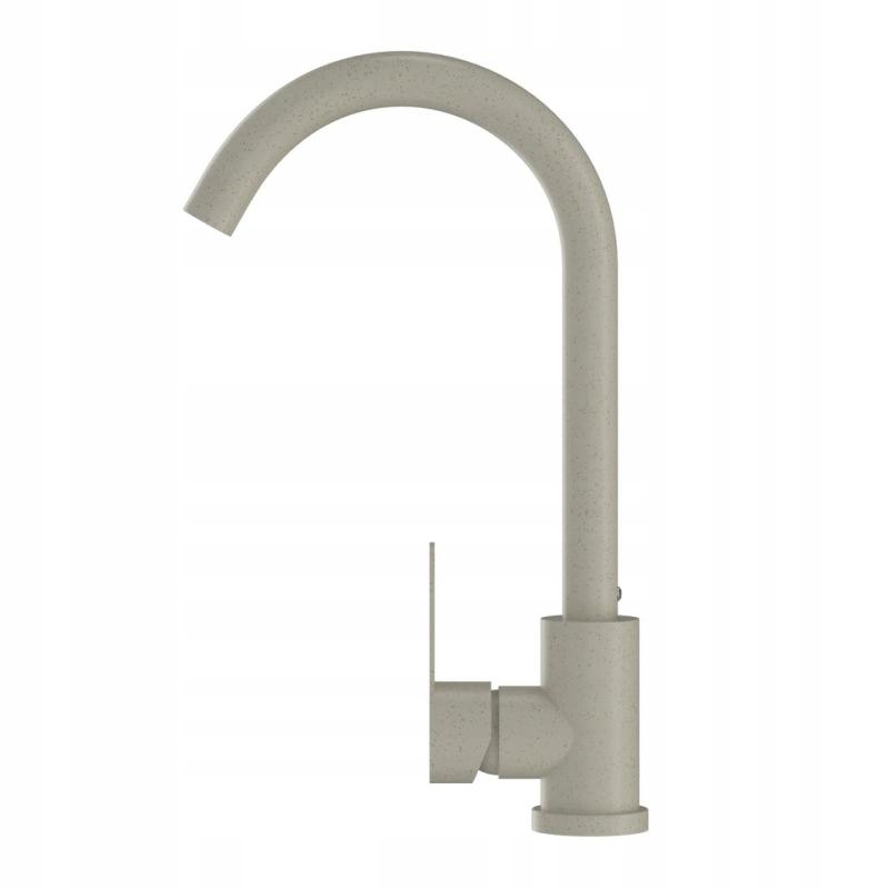 Robinet de cuisine Graniteland Veritas sable beige avec bec pivotant 1208970679