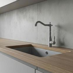 Robinet de cuisine Graniteland Verve Gris avec bec pivotant 1208970703