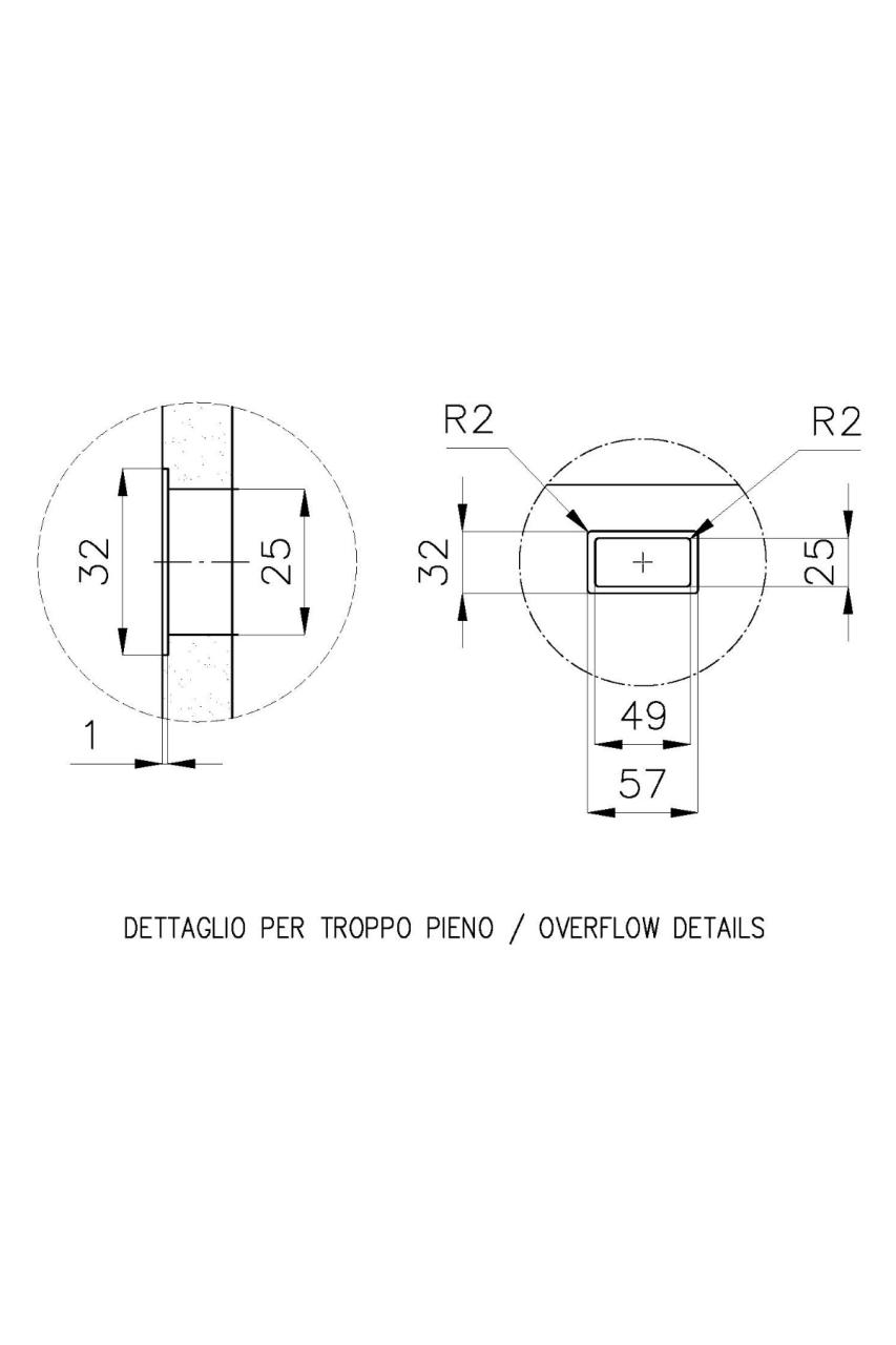 Plaque de fond en acier inoxydable Foster Phantom Base pour évier encastré 40x40cm dans un plan de travail en céramique, pierre naturelle et surface solide, épaisseur 20mm 1208970718.