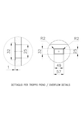 Plaque de fond en inox Foster Phantom Base pour évier encastré 40x40cm dans un plan de travail en céramique, pierre naturelle et surface solide, épaisseur 20mm 1208970718.