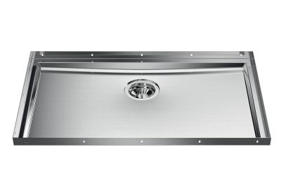 Plaque de base en inox Foster Phantom pour évier de plan de travail encastré 71x40cm en céramique, pierre naturelle et surface solide épaisseur 12mm 1208970721.