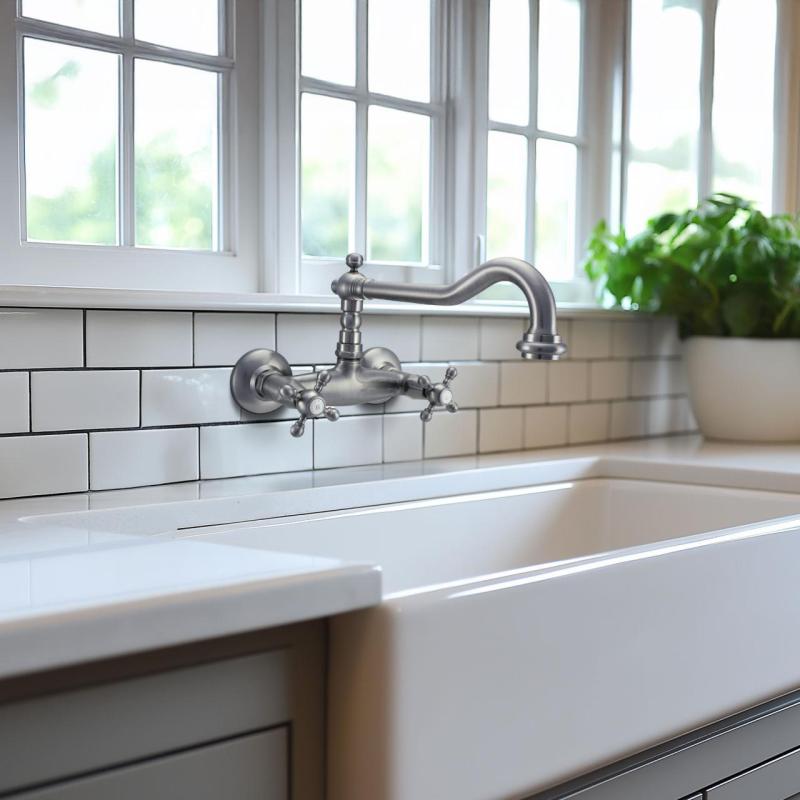 Ausmann Ceramic Mira Évier en Céramique Blanc - Montage sous plan et semi-affleurant 590 x 458 mm avec bouchon en inox 1208970733