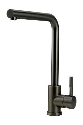 Pure.Sink Prestige Ensemble combiné évier en métal noir 50x40 cm avec robinet de cuisine en métal noir 1208970763