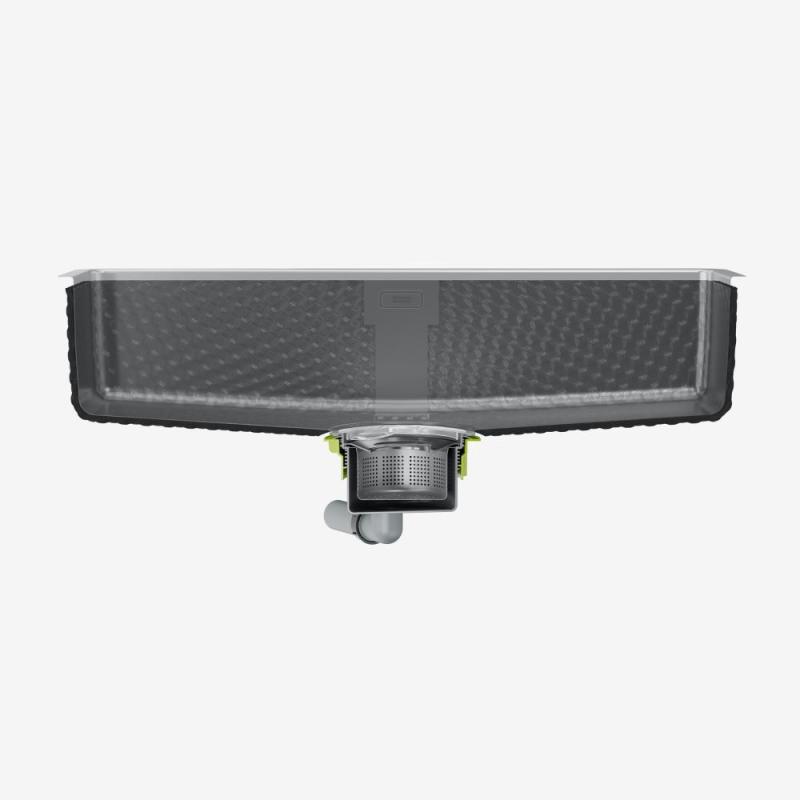 Franke Maris Quiet MQX 110.50 RVS Évier 50x40 cm Sous-meuble 122.0694.477