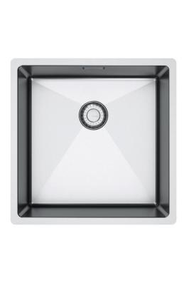 Franke Bolero Plus New R10 B2X 210-40-40 Évier en inox Installation à fleur, sous-plan et surplan 40x40 cm 127.0728.976