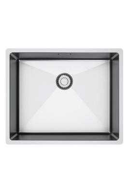 Franke Bolero Plus New R10 B2X 210-50-40 Évier en inox pour installation encastrée, sous plan et sur plan 50x40 cm 127.0728.977