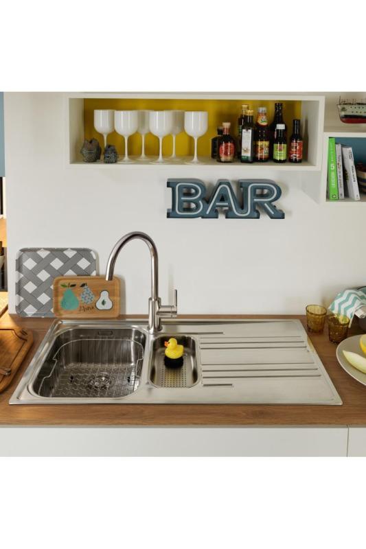 Franke Lina XL Robinet de Cuisine Chromé avec Bec Pivotant 115.0693.228