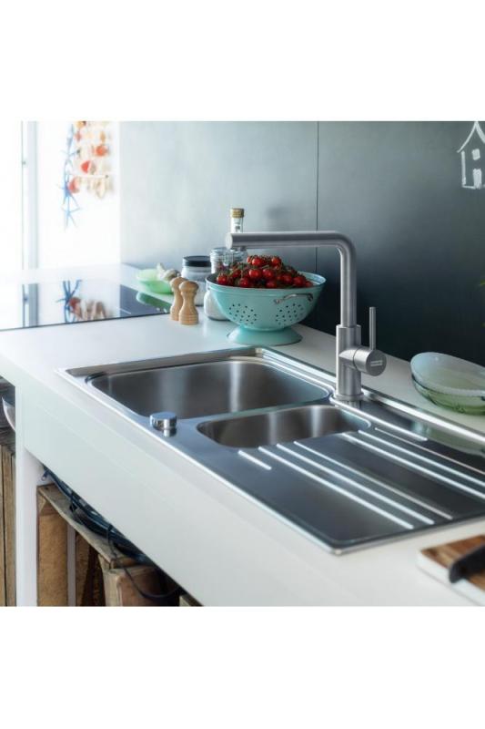 Franke Smart Glenda Robinet de Cuisine Pivotant Inox 115.0706.985