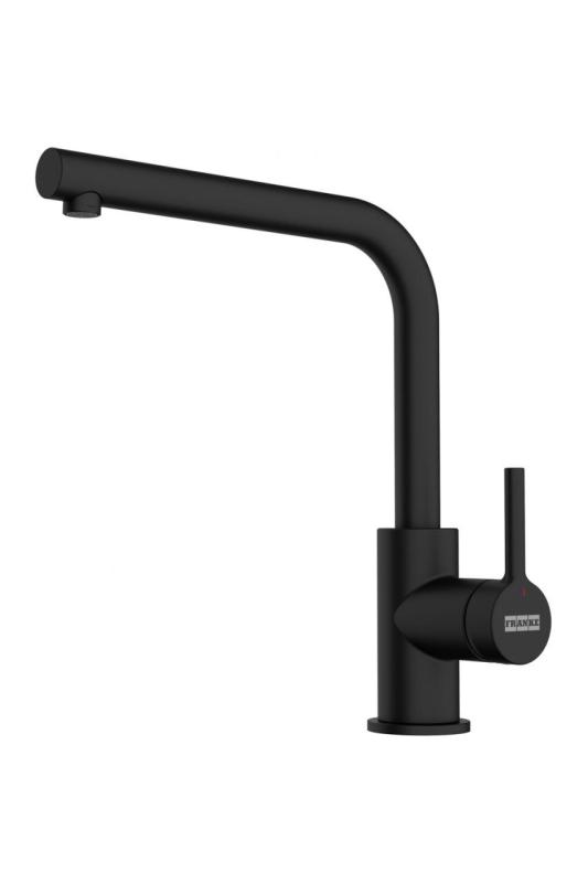 Franke Lina L Robinet de Cuisine Pivotant Noir 115.0693.393