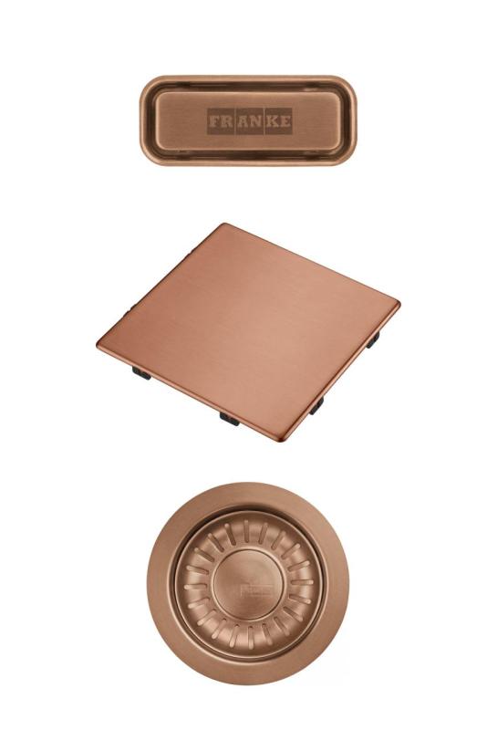 Ensemble de couleurs Franke Kubus 2.0 Ensemble de drainage Cuivre 1208970832