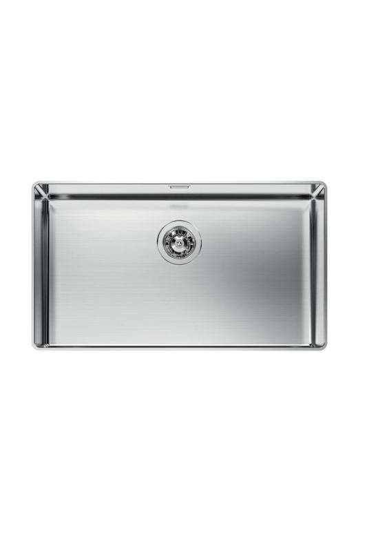 Évier en inox Foster Phantom Slimline 71x40cm Sous-plan pour plans de travail en céramique 1208971121