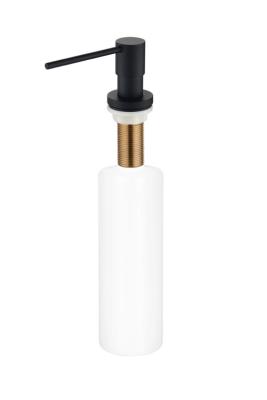 Distributeur de Savon Encastrable Ausmann Lirio Noir Mat, Rechargeable par le Haut 1208971202