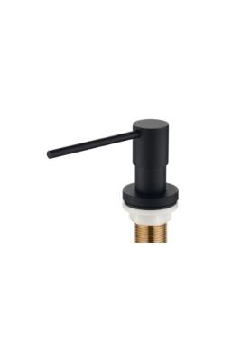 Distributeur de Savon Encastrable Ausmann Lirio Noir Mat, Rechargeable par le Haut 1208971202