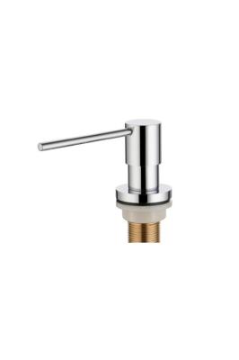 Distributeur de savon encastrable Ausmann Lirio Chrome rechargeable par le haut 1208971203