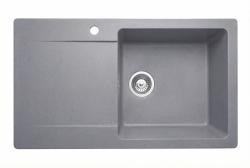 Graniteland Liri Granit Gris Evier avec égouttoir 765x448 mm 1208971441