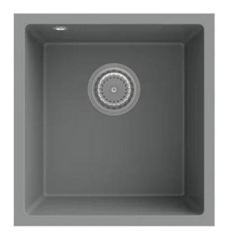 Graniteland Miniva Évier en Granit Gris sous plan 385x410 cm 1208971453