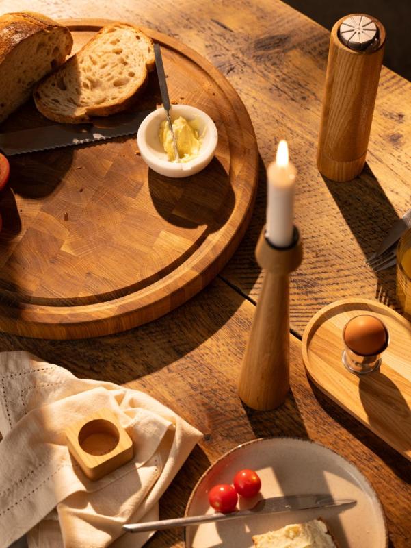 Woodsea Woodstone Oak rond - Planche à découper ronde en chêne Ø42cm 1208971525