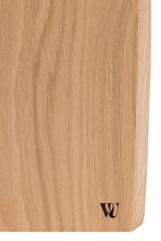 Woodsea Chop-Chop Oak L - Planche à découper en chêne 40x24cm avec poignée en cuir 1208971541