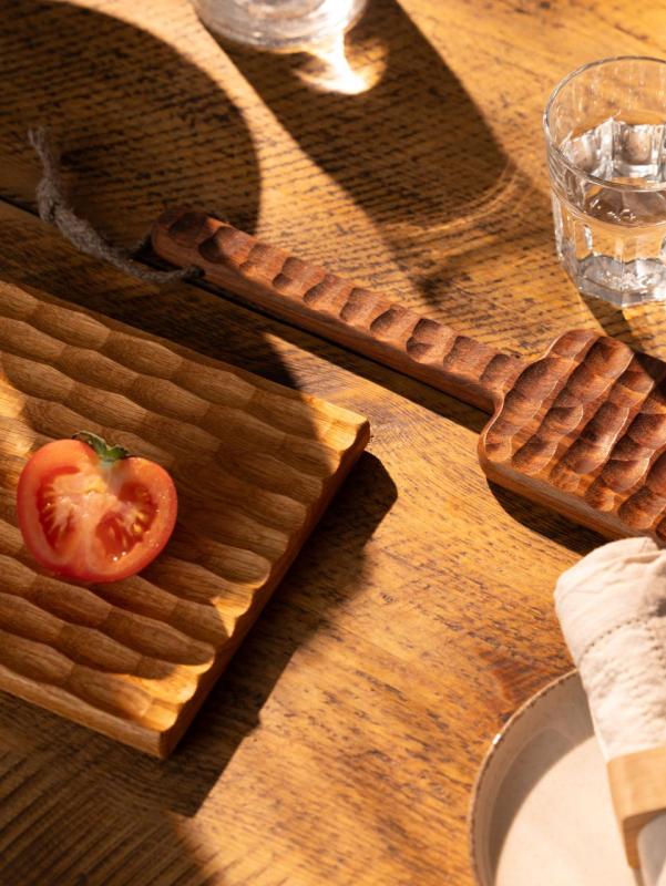 Dunes de Woodsea Chêne S - Planche à découper en chêne Dunes 27x20cm 1208971545