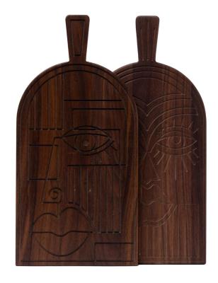 Masque Woodsea Noyer - Planche à découper et à servir en noyer 38x19 cm 1208971561