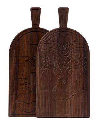 Masque Woodsea Noyer - Planche à découper et à servir en noyer 38x19 cm 1208971561