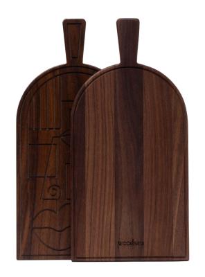 Masque Woodsea Noyer - Planche à découper et à servir en noyer 38x19 cm 1208971561