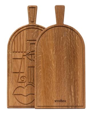 Masque Woodsea Chêne- Planche à découper et à servir en chêne 38x19 cm 1208971562