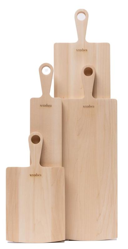 Woodsea Pin Naturel L - Planche à découper en bois d'érable 20x82 cm 1208971574