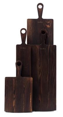 Planche à découper en pin Woodsea Pine Burned L - 20x82 cm 1208971577