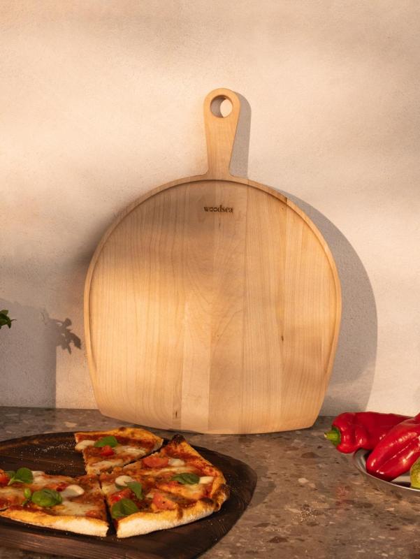 Woodsea Pine Natural - Planche à pizza en bois d'érable 47x35 cm 1208971581