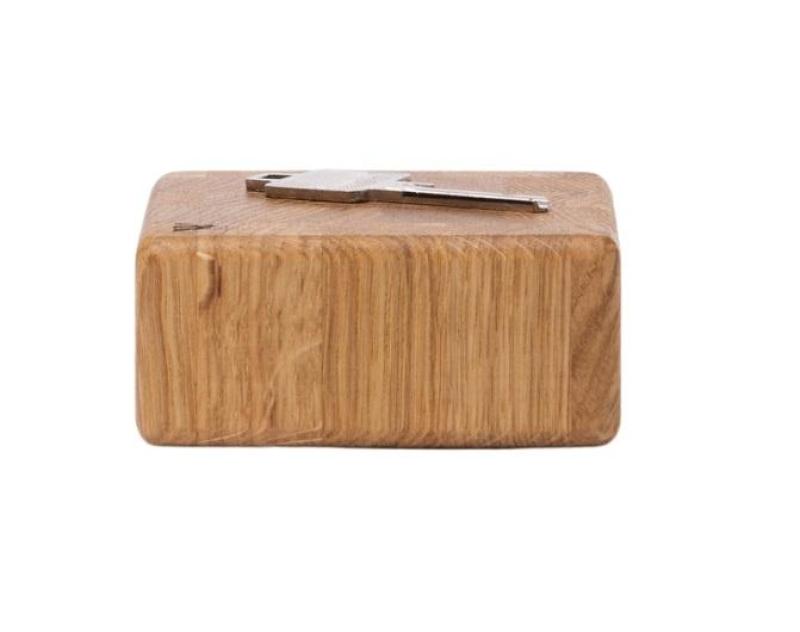 Woodsea End Grain Oak - Porte-clés en chêne 9x9 cm 1208971600