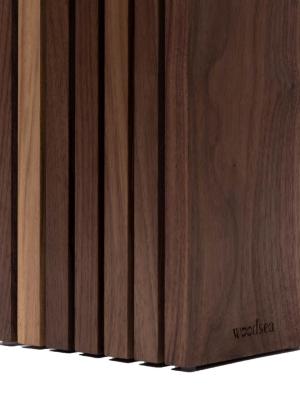 Woodsea Bloc Noyer M - Bloc Porte-Couteaux en Noyer 17x12 cm 1208971609