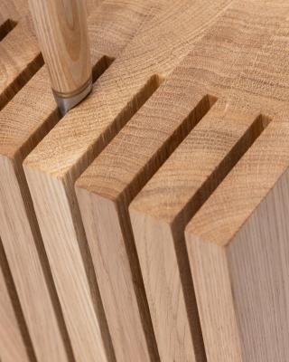 Woodsea Block Oak M - Bloc Porte-Couteaux en Chêne 17x12 cm 1208971610