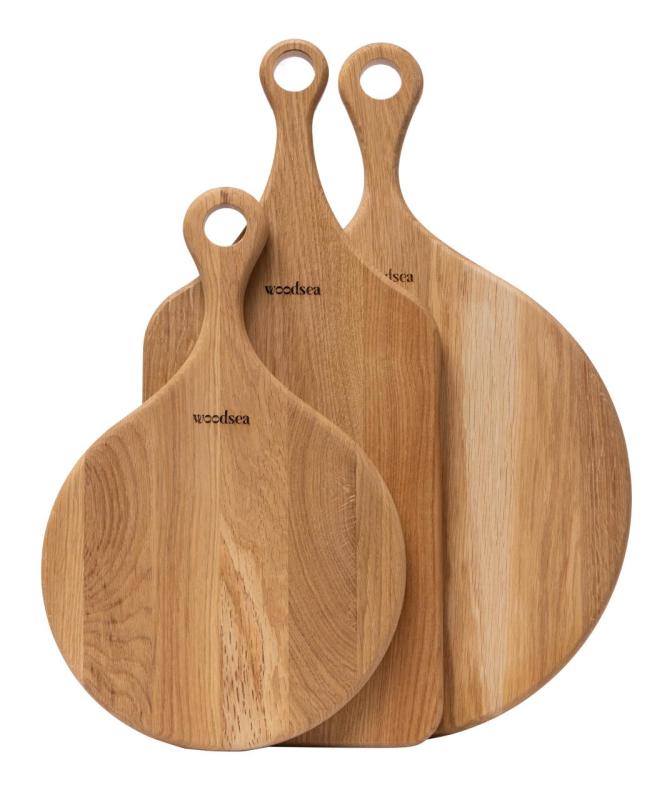 Woodsea Native M - Planche à pizza en chêne Rond Ø35x2 cm 1208971612