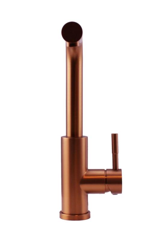 Pure.Sink Elite Steel Spark-S kitchen faucet PVD copper with pull-out spout PS8041-62