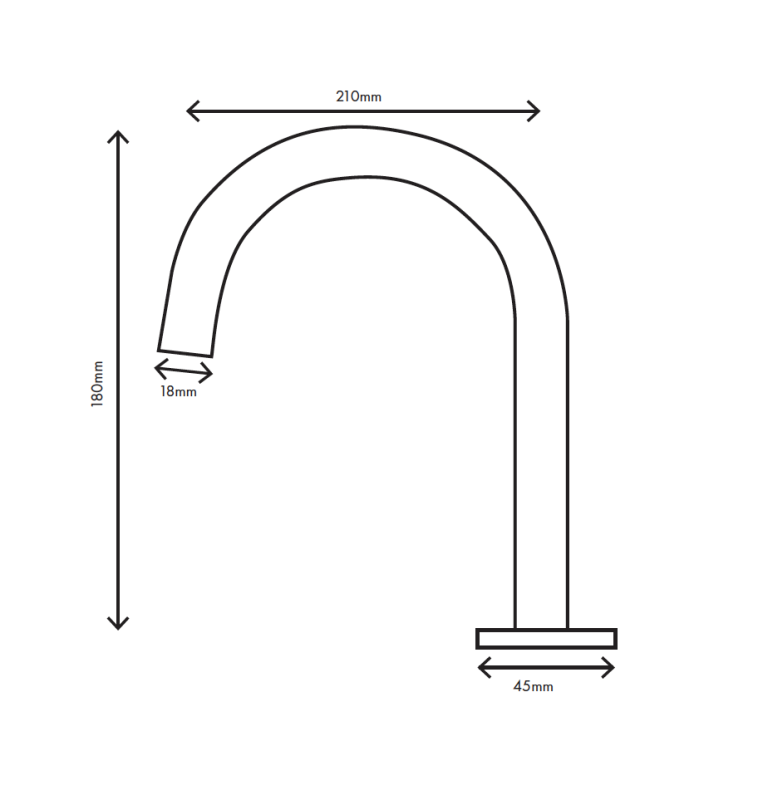 MURO TUA Robinet de lavabo 2 trous chromé avec bec rond 1208972104